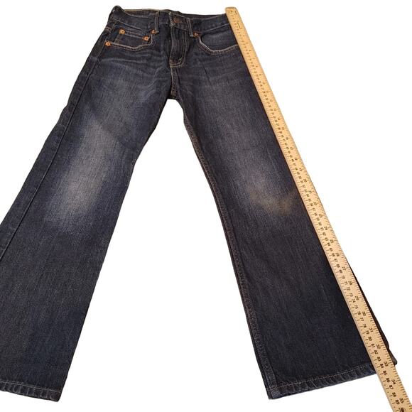 Levi's Straus 527 Boot Cut Dark Wash Cotton Waist 25 Length 25 - Picture 2 of 14